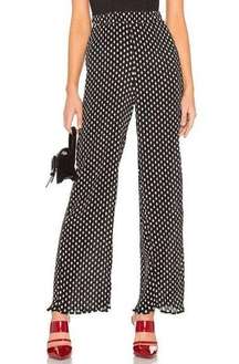 About Us Charlie Wide Leg Pants in Black & White Size S