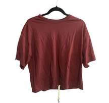 N:Philanthropy Red Drawstring Short Sleeve Shirt