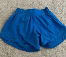 Blue 4” Hotty Hot Shorts