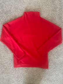 Red High Neck Sweater