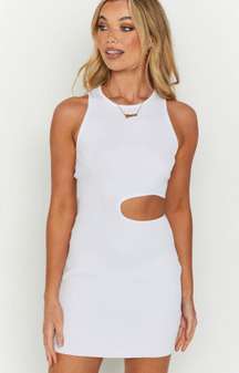 Jacinta White Cut Out Mini Dress