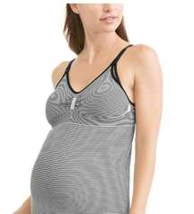 Labor of Love Maternity Essential Seamless‎ Nursing Cami 1X/2X, Stripe