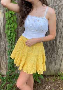 AE Yellow Mini Skirt