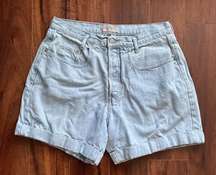 Vintage Guess USA high waisted cuffed roll-up mom shorts 80's 90's size 34 Tag 4