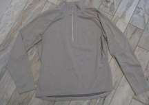 The North Face women's small gray 1/4 zip long sleeve shirt