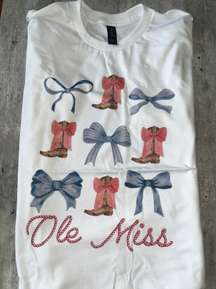 Coquette Ole Miss Tshirt 