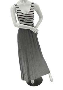 Vintage Havana Striped Cut Out Back Maxi Dress S