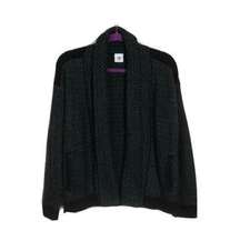 Cabi Fireside Cardigan #3015 Green Black Knit Size Medium