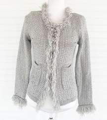 Shaggy gray sweater Size Small