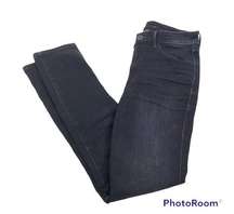 3x1 NYC dark wash zip up open hem denim jeans size 24
