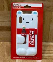 Coca Cola COKE Polar Bear iPhone Case for iPhone X/XS NEW