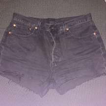 Black Denim Shorts