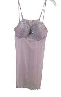 Flora Intimately Lavender cami slip padded bra