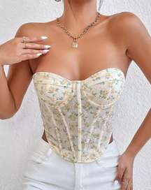 Floral Corset Top