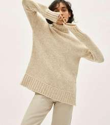 Everlane The Cloud Turtleneck in Heathered Ivory XSmall New Womens Knit Sweater