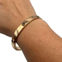 KATE SPADE New York Ru2752 Spot the Spade Gold Tone Bracelet