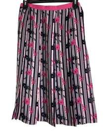 Alfani Woman 20W Pink / Navy Skirt EUC #0418