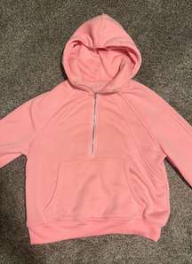 Pink Half Zip Hoodie