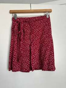 Wrap Skirt Red