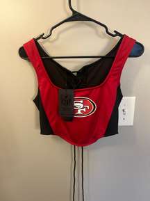 San Francisco 49ers Corset Top 