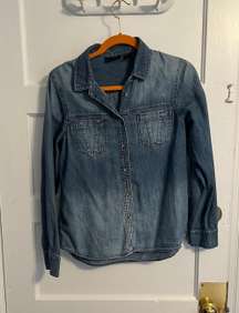 jeans- jean shirt size S