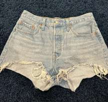 501 High-Rise Denim Shorts