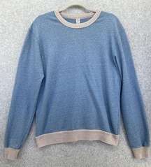 Alternative Earth Women's Sweater Size Large Long Sleeve Knit Blue Gray