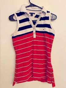 Vintage Y2K Tommy Hilfiger Golf Style Classic Tank Top