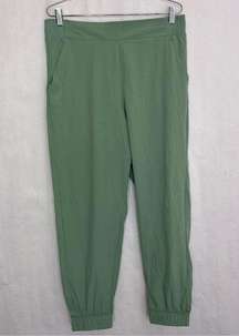 jogger pants green large