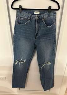 Cassie Super High Rise Straight Jean