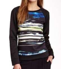 Sachin + Babi 4 Neoprene Abstract Pullover Top