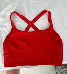 Red Sports Bra