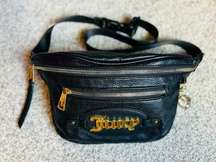 JUICY COUTURE Fanny Pack Belt Bag Black like New