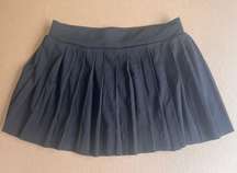 Women’s Black Pleated Miniskirt Size L 