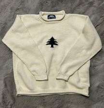 Vintage Christmas Tree Sweater Size Large