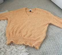 Universal Thread Orange Knit Sweater