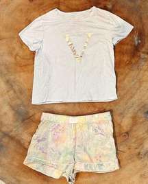 Victoria Secret pastel pajama set size small