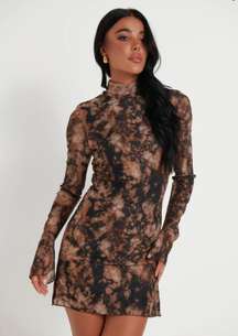 Bronze Snake Jordi Dress - Stone