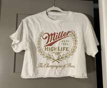 Miller Light Crop Top