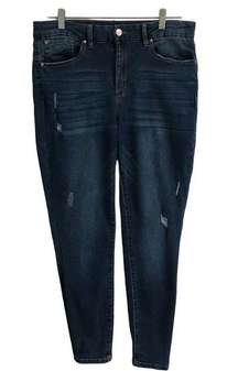 Nanette Lepore Belle high rise ankle skinny jeans 10