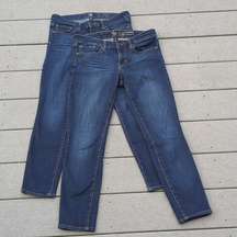 Set of 2 Gap Legging Skimmer Darkwash Jeans  Size 26/2