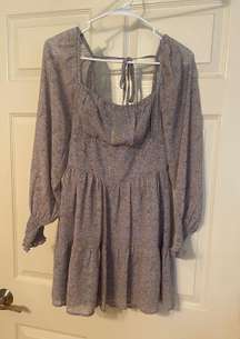 Flowy Sundress Long Sleeve 