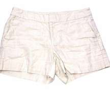 Banana Republic size 6 tan linen chino shorts