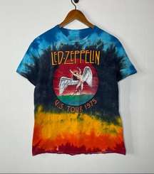 Led Zeppelin U.S. Tour 1975 Tie-Dye Tee Medium