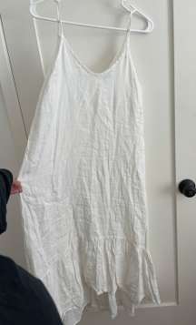 Terzo Millennio white Linen Dress