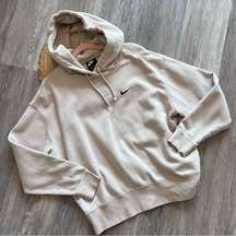 Nike cream hoodie