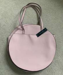 Tahari Pink Circle Tote Bag