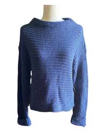 NWT-. (A new approach) Beautiful blue oversized sweater, boatneck, brand new with tags, size medium  Measurements: Bust: armpit to armpit 24 inches  Length: shoulder seam to bottom 22 inches