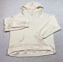 Lou & Grey SignatureSoft Cream Pullover Hoodie Sweatshirt  Size Women’s Large