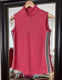 BERMUDA SANDS 3/4 Zip Collared Golf Shirt Size Small